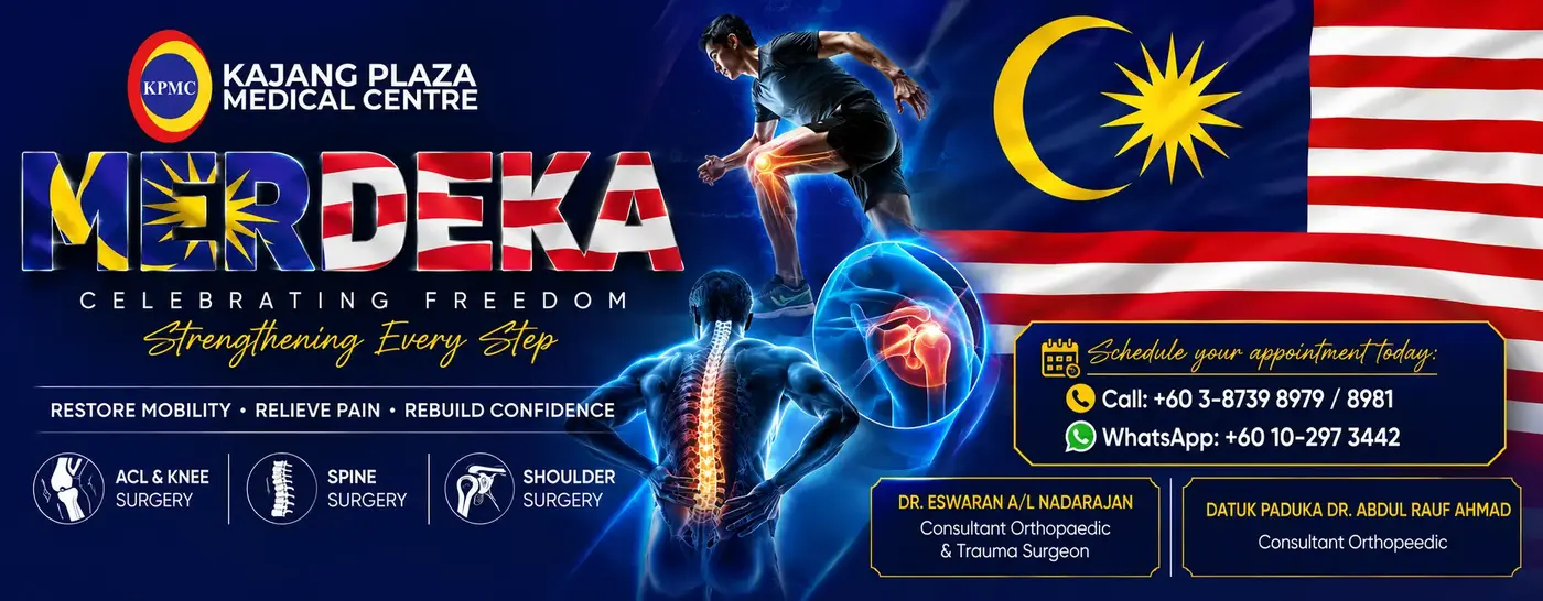 KPMC orthopaedics campaign featuring current orthopaedic specialists