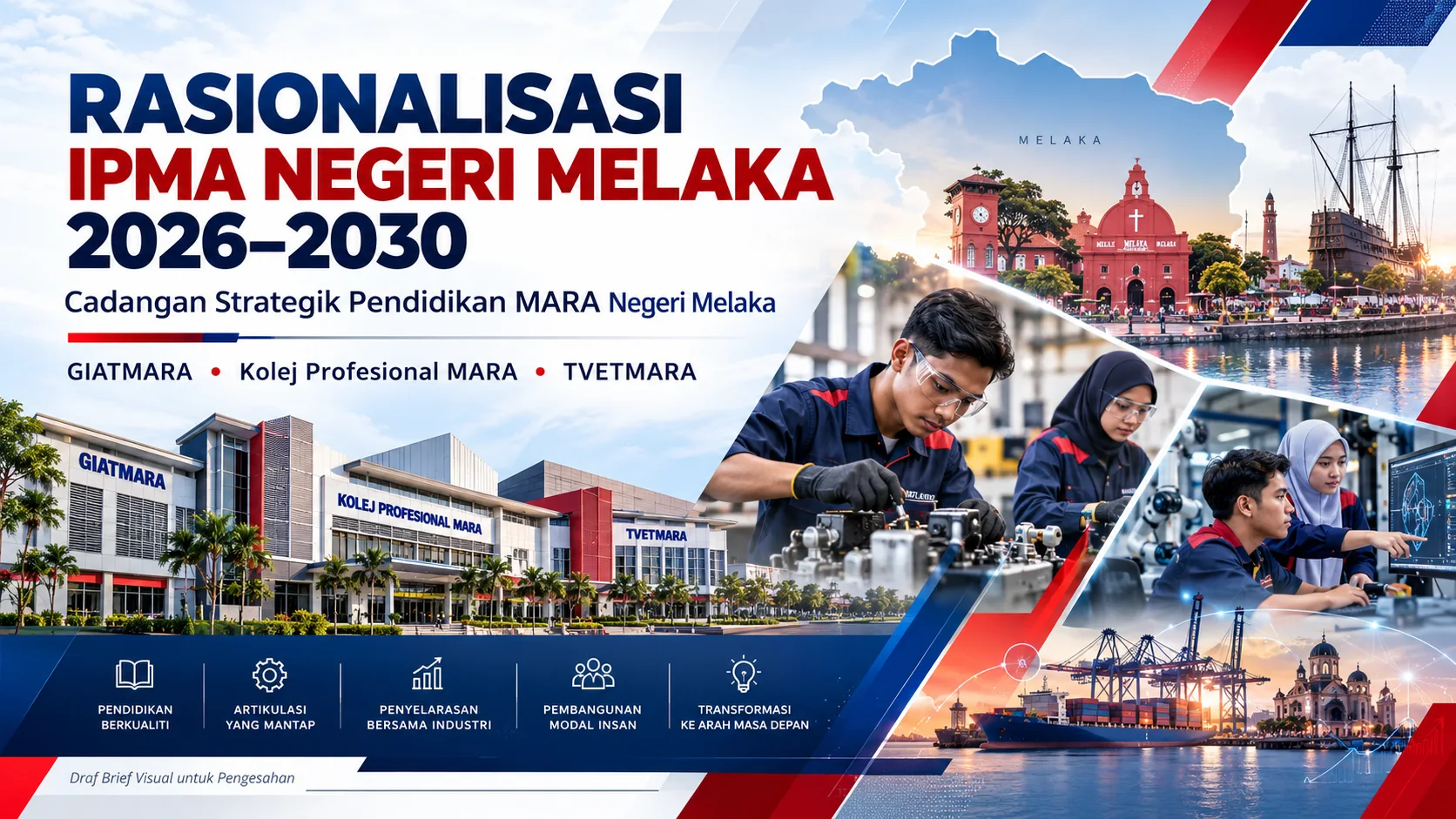 Visual muka hadapan Rasionalisasi IPMA Melaka