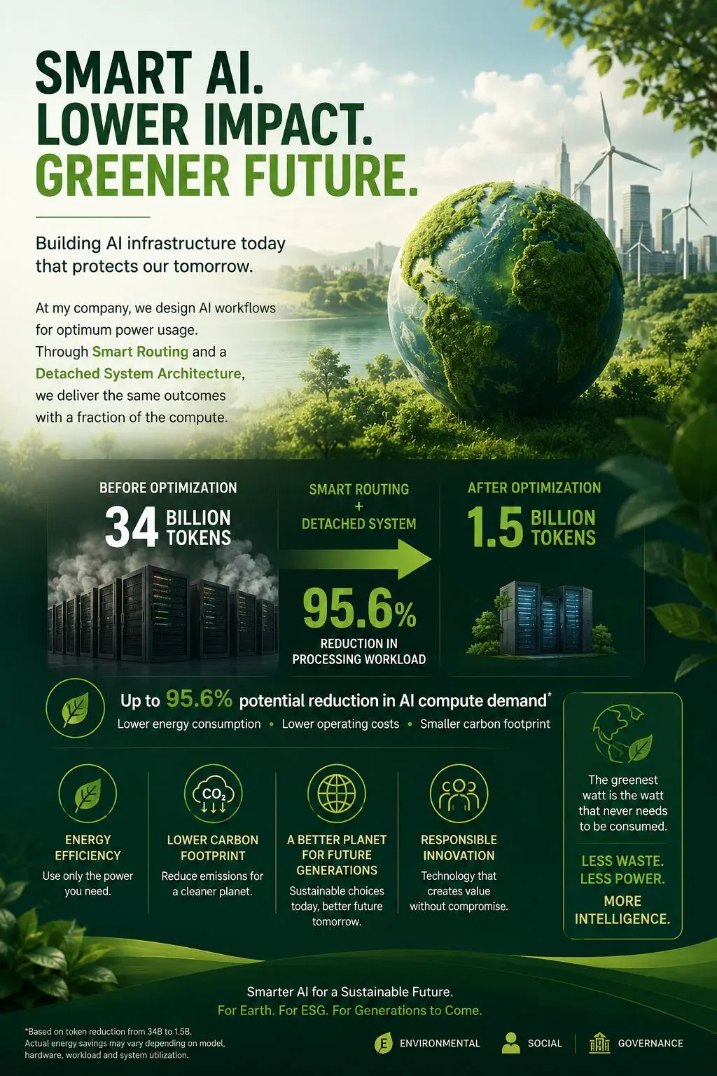 Bigger data centres and stronger power grids.