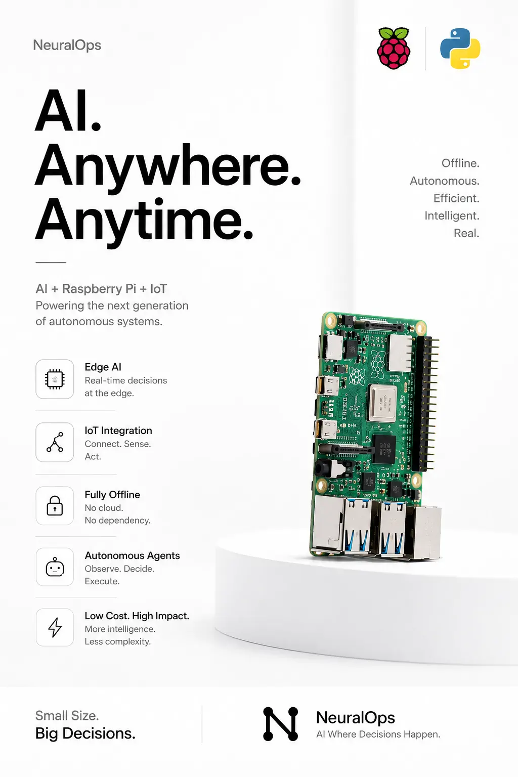 Edge AI for Autonomous Systems: Intelligence Where Decisions Happen