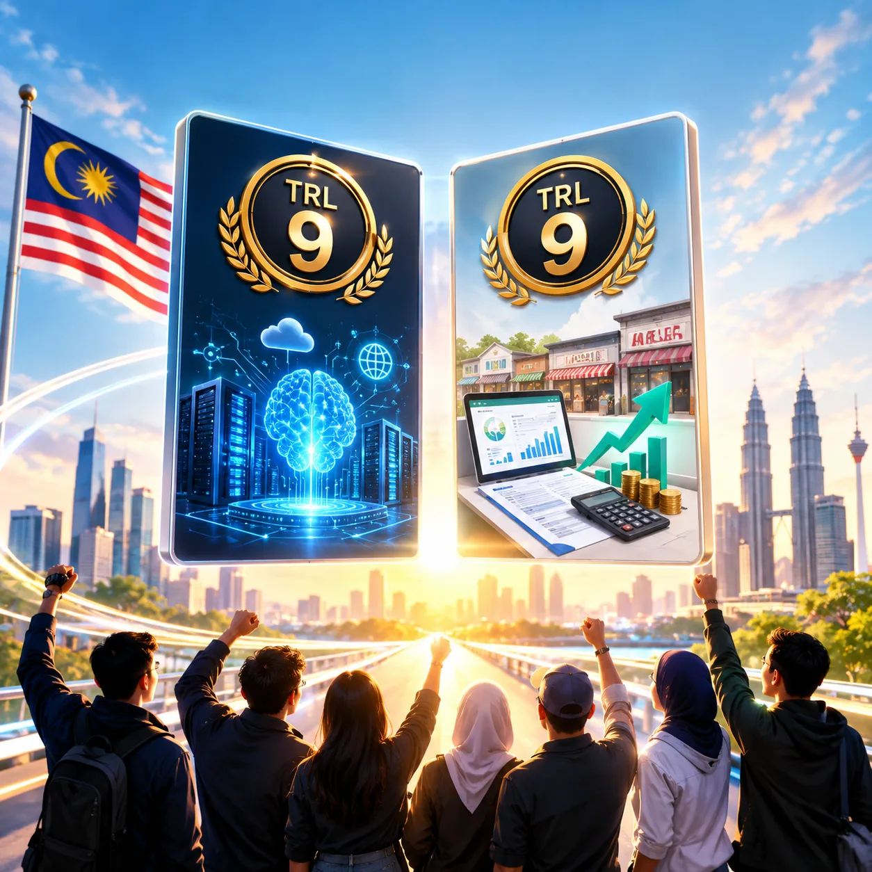 实现TRL 9：迈向大规模商用AI系统之路