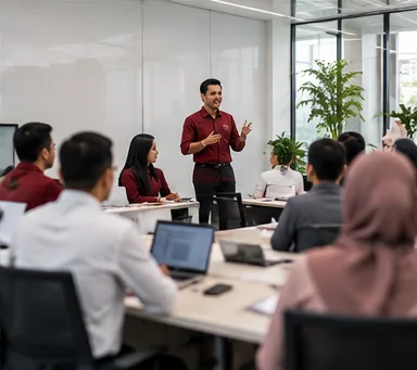 Entrepreneur training and business digital skills session